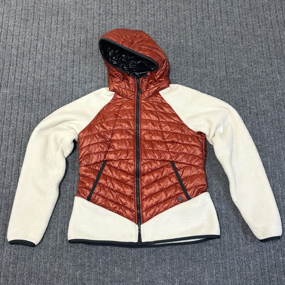 Mountain Hardwear Altius Hybrid Fleece Goose Down Puffer Jacket‎